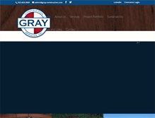 Tablet Screenshot of gray-construction.com